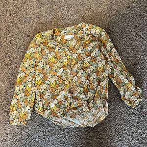 Zara girls floral top perdre the for the spring or fall!